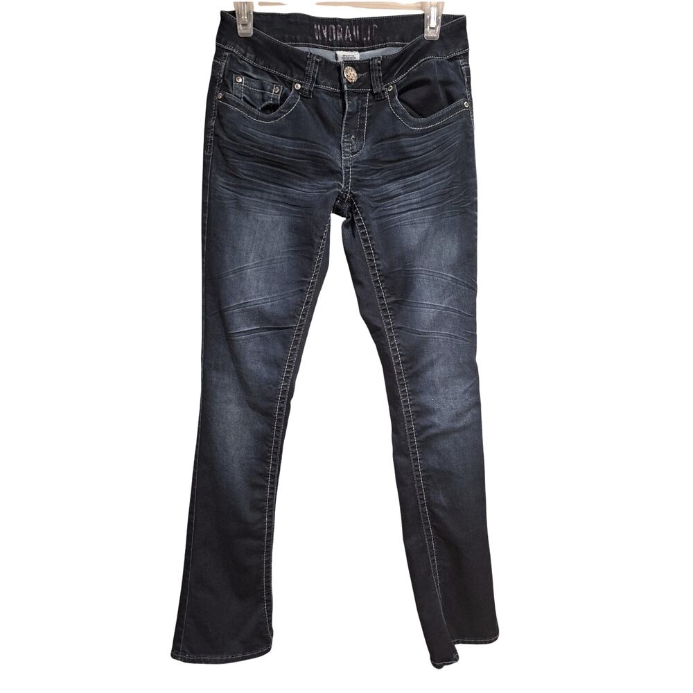 Hydraulic Jeans size 7/8 dark wash Y2K late 90s early 2000s